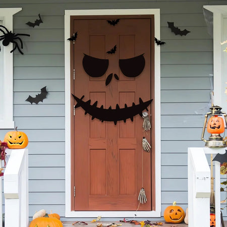 Halloween decoration room door stickers window decor