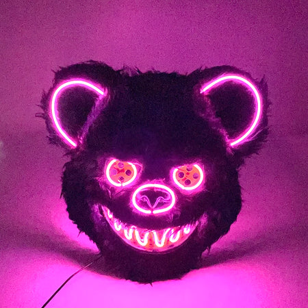 Festival Animal Light Up Ball Mask