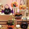 New Halloween Loot Party Kids Pumpkin Trick Or Treat Tote Bags Candy Bag